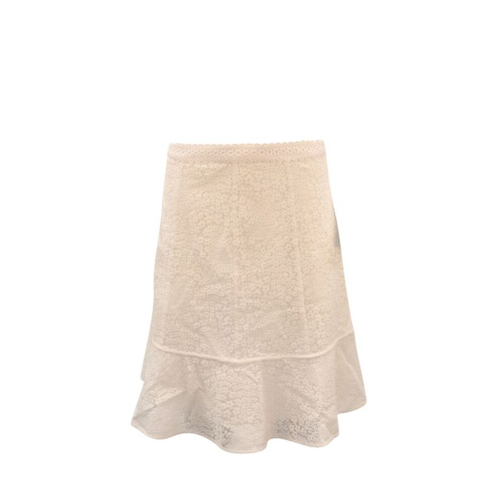 Michael Michael Kors Gored Lace skirt in white